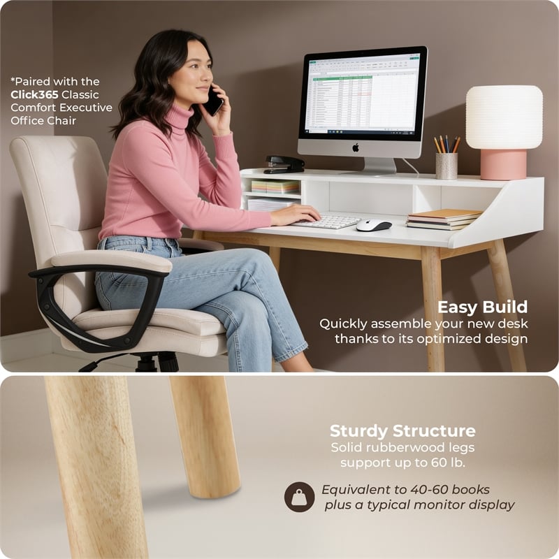 Adore Decor Alton Desk White