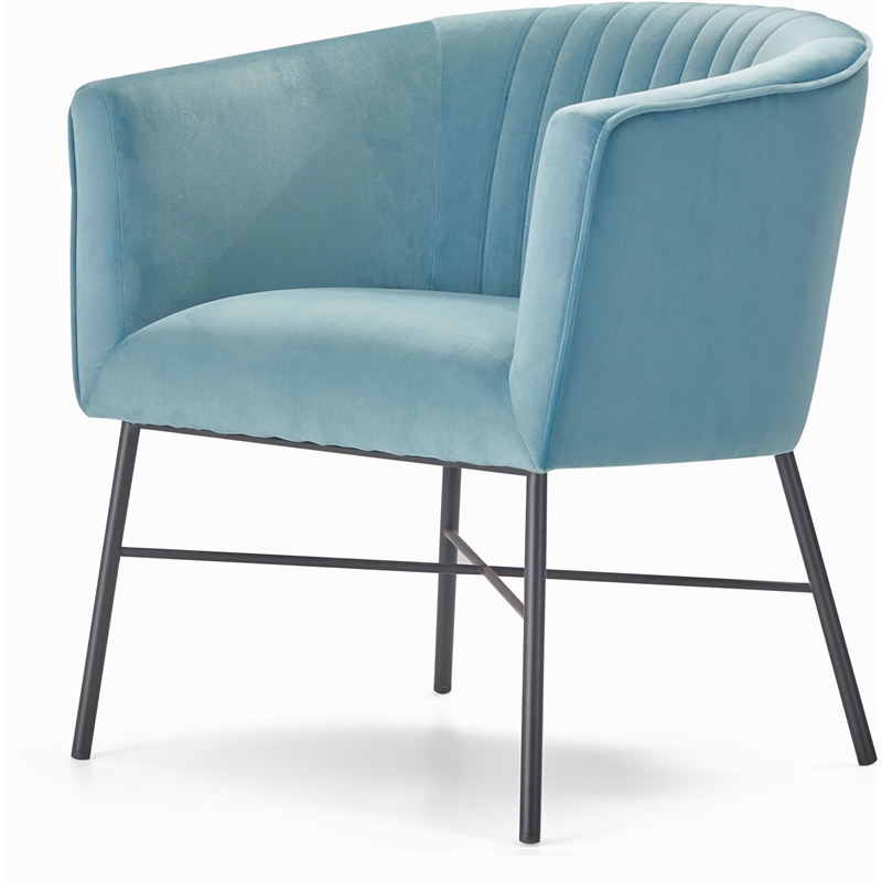 Adore Decor Leone Modern Tufted Velvet Accent Chair in ...