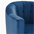 Adore Decor Ivey Modern Tufted Velvet Accent Chair in Blue