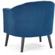 Adore Decor Ivey Modern Tufted Velvet Accent Chair in Blue
