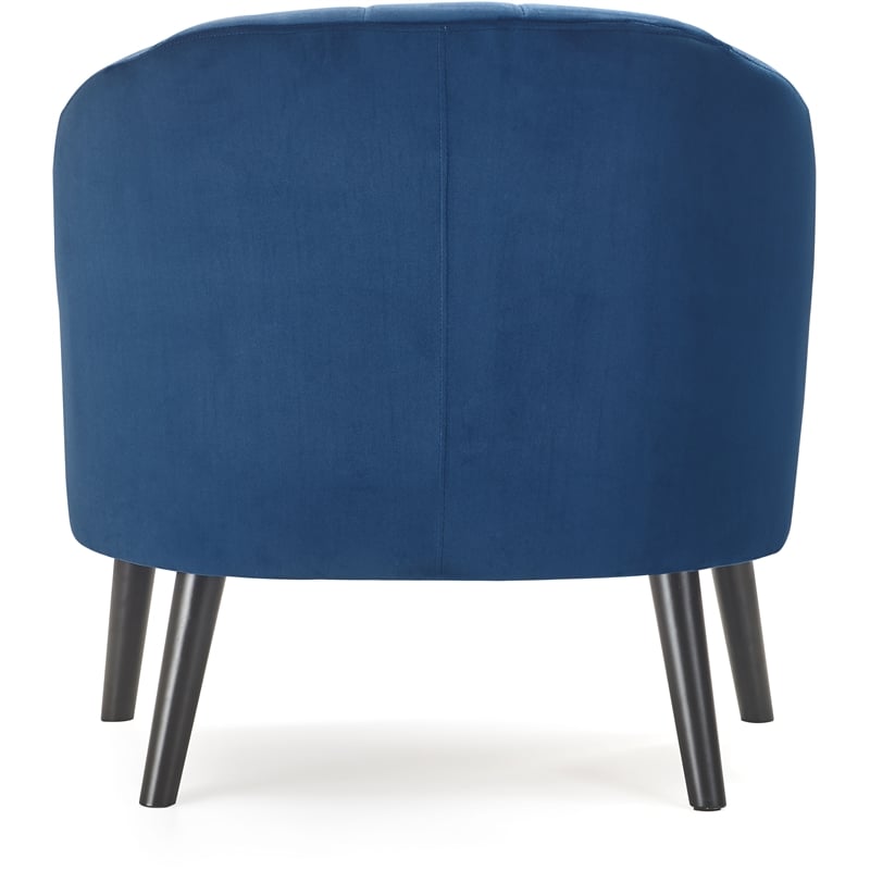 Adore Decor Ivey Modern Tufted Velvet Accent Chair in Blue