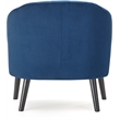 Adore Decor Ivey Modern Tufted Velvet Accent Chair in Blue