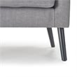 Adore Decor Ivey Modern Tufted Fabric Accent Chair in Gray