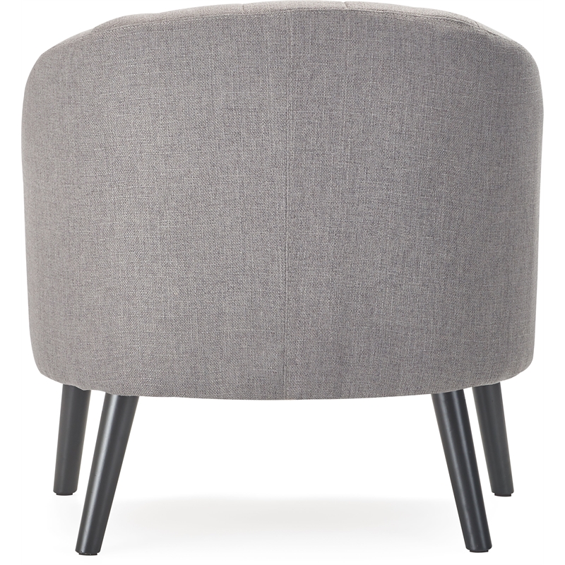 Adore Decor Ivey Modern Tufted Fabric Accent Chair in Gray