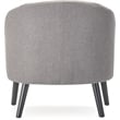 Adore Decor Ivey Modern Tufted Fabric Accent Chair in Gray