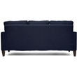 Adore Decor Taylor Upholstered Fabric Sofa with Track Arms in Blue