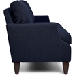 Adore Decor Taylor Upholstered Fabric Sofa with Track Arms in Blue