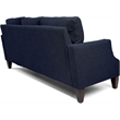 Adore Decor Taylor Upholstered Fabric Sofa with Track Arms in Blue