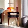 Adore Decor Brookline Side Table Walnut Brown