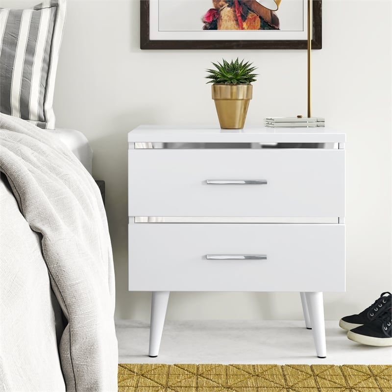 Adore Decor Lennox Side Table White