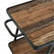 Adore Decor Felix 2 Tier Wooden Kitchen Bar Cart Black