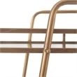 Adore Decor Addison Bar Cart Antique Gold