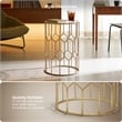 Adore Decor Harper Side Table Gold