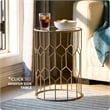 Adore Decor Harper Side Table Gold