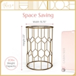 Adore Decor Harper Side Table Gold