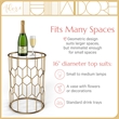 Adore Decor Harper Side Table Gold