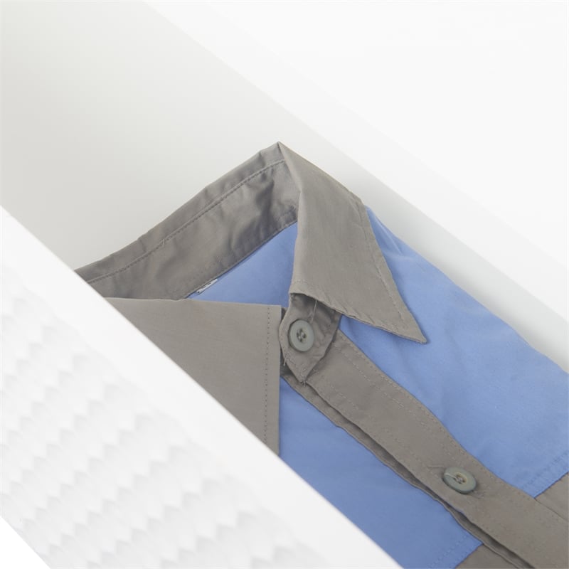 Adore Decor Jolie 3 Drawer Standard Dresser White