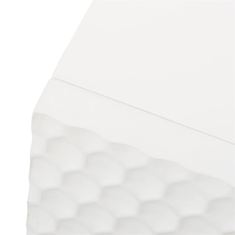 Adore Decor Jolie 3 Drawer Standard Dresser White