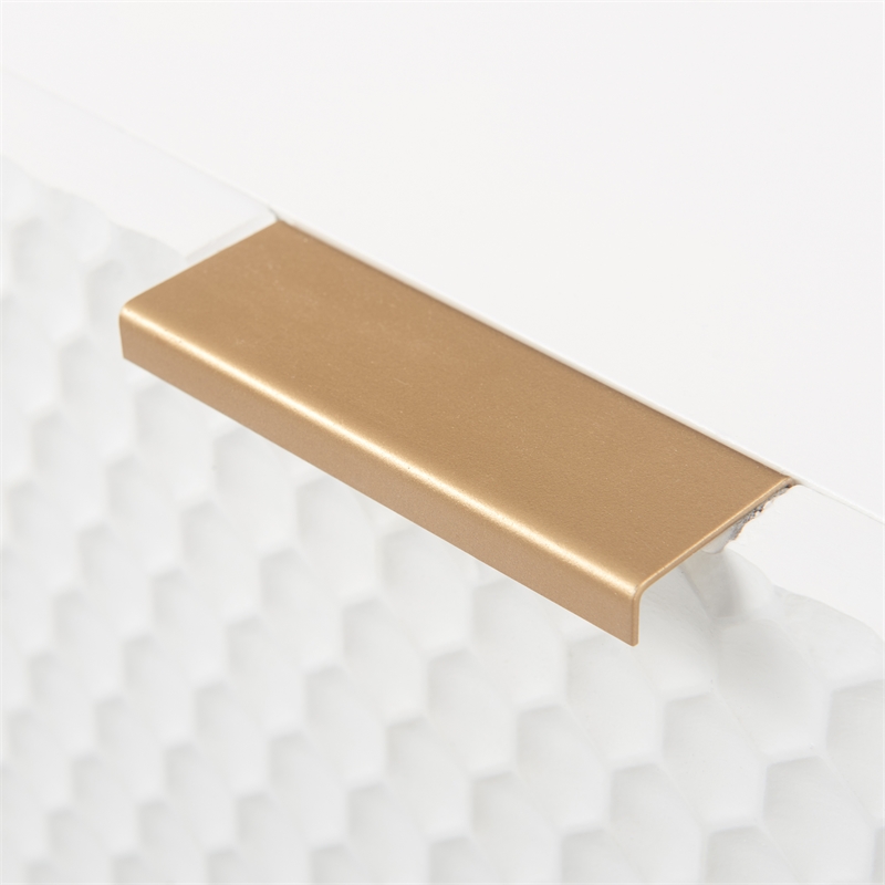 Adore Decor Jolie 3 Drawer Standard Dresser White