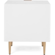 Adore Decor Jolie 2 Drawer Side Table White