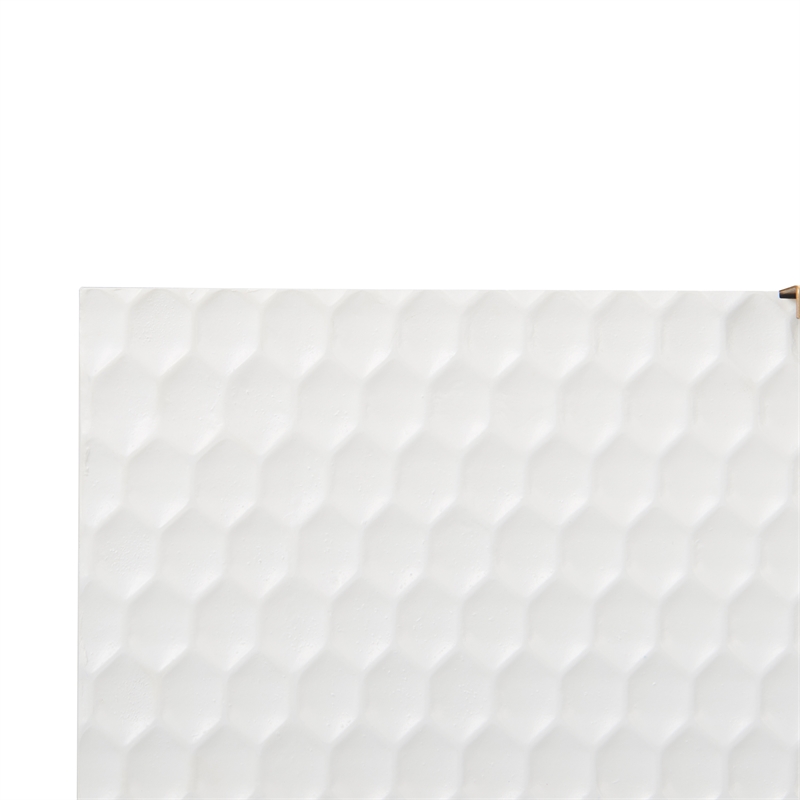 Adore Decor Jolie 2 Drawer Side Table White