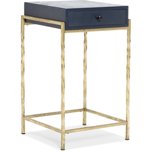 adore decor jolie modern living room accent table navy blue and gold