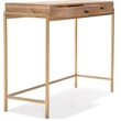 Adore Decor Sidney Modern Living Room Console Table Beige/Gold