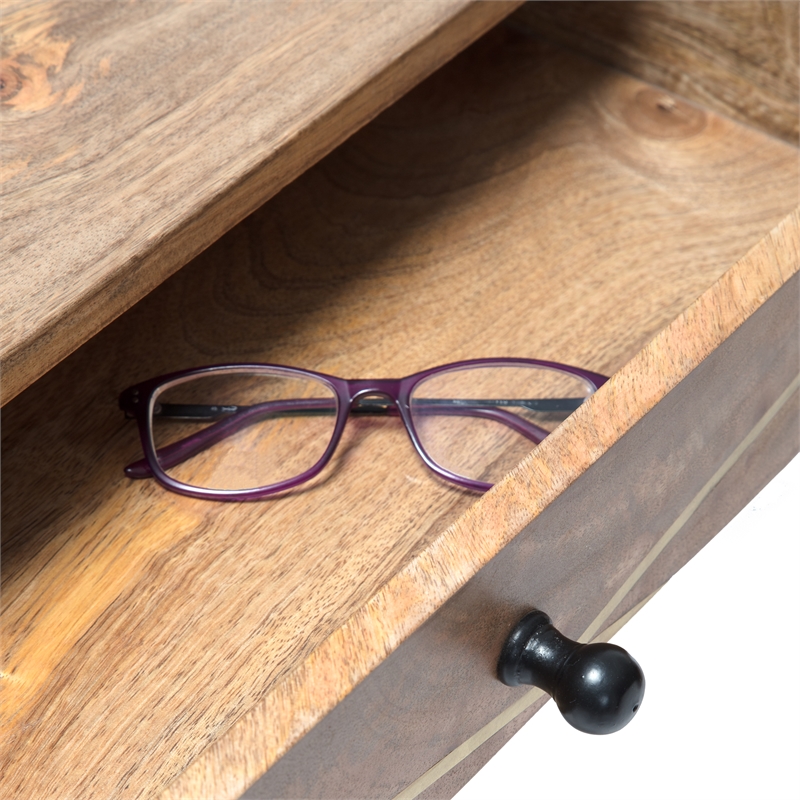 Adore Decor Sidney Modern Living Room Console Table Beige/Gold