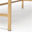 Adore Decor Sidney Modern Living Room Console Table Beige/Gold