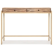 Adore Decor Sidney Modern Living Room Console Table Beige/Gold
