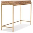 Adore Decor Sidney Modern Living Room Console Table Beige/Gold