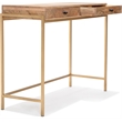 Adore Decor Sidney Modern Living Room Console Table Beige/Gold