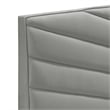 Adore Decor Sidney Upholstered Platform Bed King Size Gray