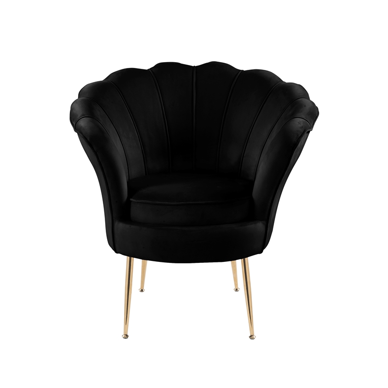 scalloped chair velvet