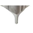 Lilola Bayberry Gray Velvet Fabric Accent Glam Arm Chair with Pillow
