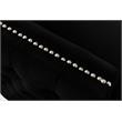 Bayberry Black Velvet Sofa Loveseat Living Room Set