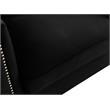 Bayberry Black Velvet Sofa Loveseat Living Room Set