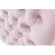 Bayberry Pink Velvet Sofa Loveseat Living Room Set