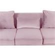 Bayberry Pink Velvet Sofa Loveseat Living Room Set