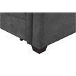 Kinsley Gray Woven Fabric Sleeper Sectional Sofa Chaise w/ USB Charger & Pocket