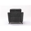 Callie Gray Woven Fabric Sofa Loveseat Chair Living Room Set