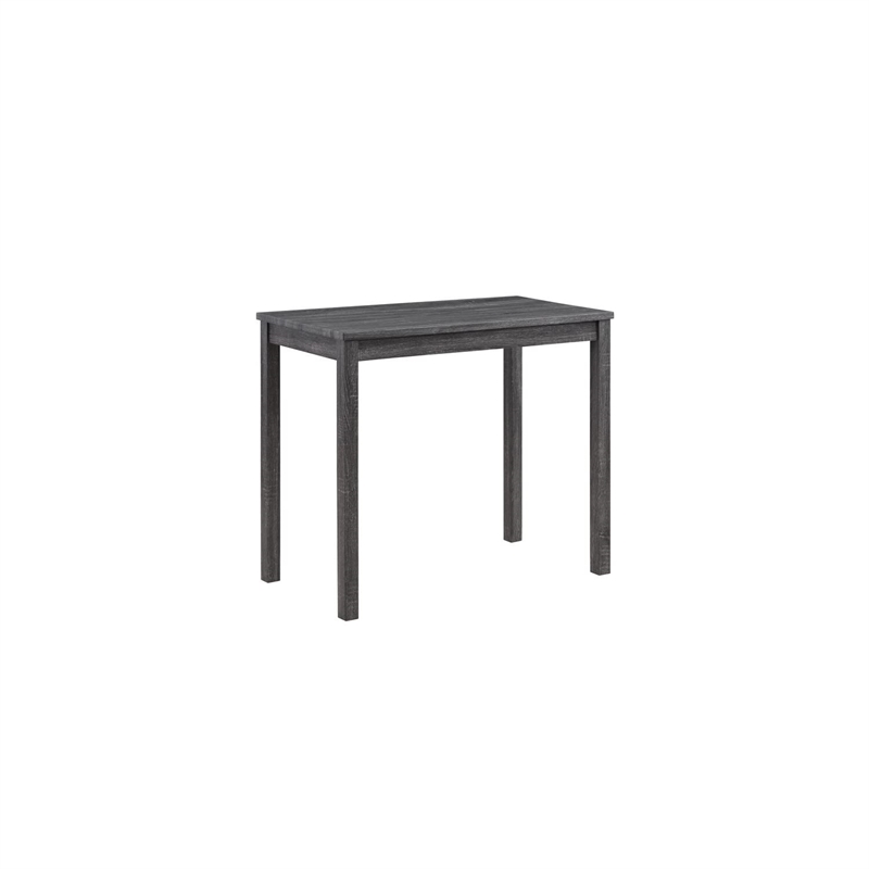 Lux Gray Finish Wood 3 Piece 42