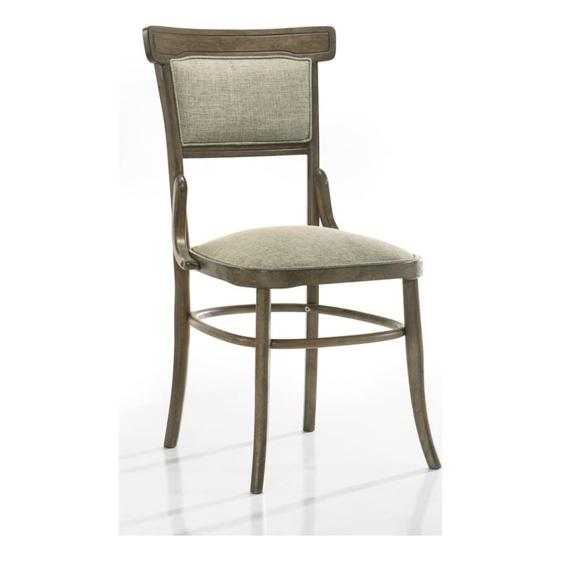 Bistro Set of 2 Vintage Walnut 19