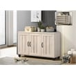Corby Dusty Gray Oak Engineered Wood Finish 3-Door Shoe Cabinet