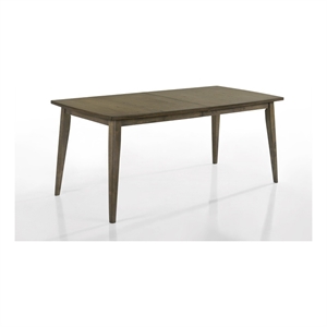 Bistro Vintage Walnut Wood Finish 72&quot Wide Contemporary Rectangle Dining Table