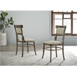 Bistro Walnut Engineered Wood Dining Table with Extension Leaf and Dining Chairs