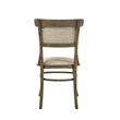 Bistro Walnut Engineered Wood Dining Table with Extension Leaf and Dining Chairs