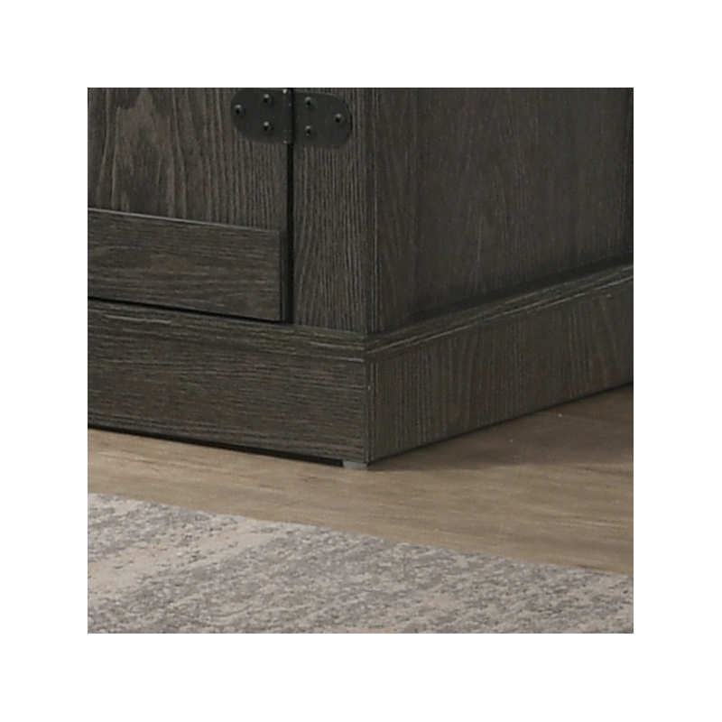Salma Dark Gray Wood Finish 58