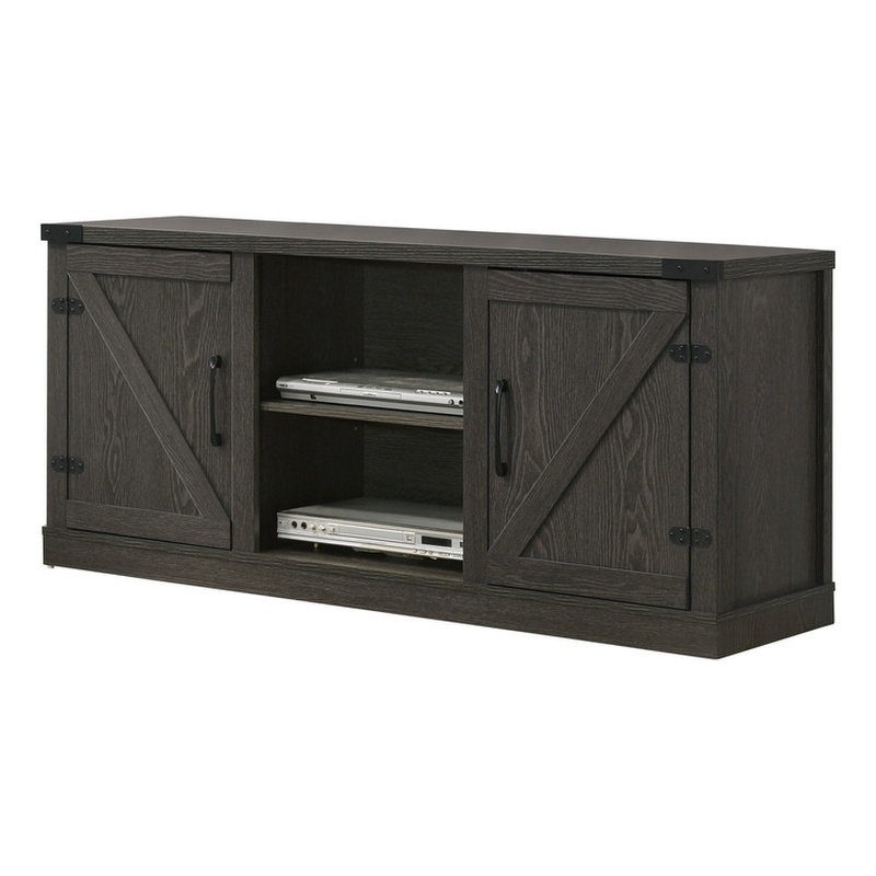 Salma Dark Gray Wood Finish 58