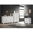 Lilola Home Cassini 3-Piece Engineered Wood Bedroom Set in White